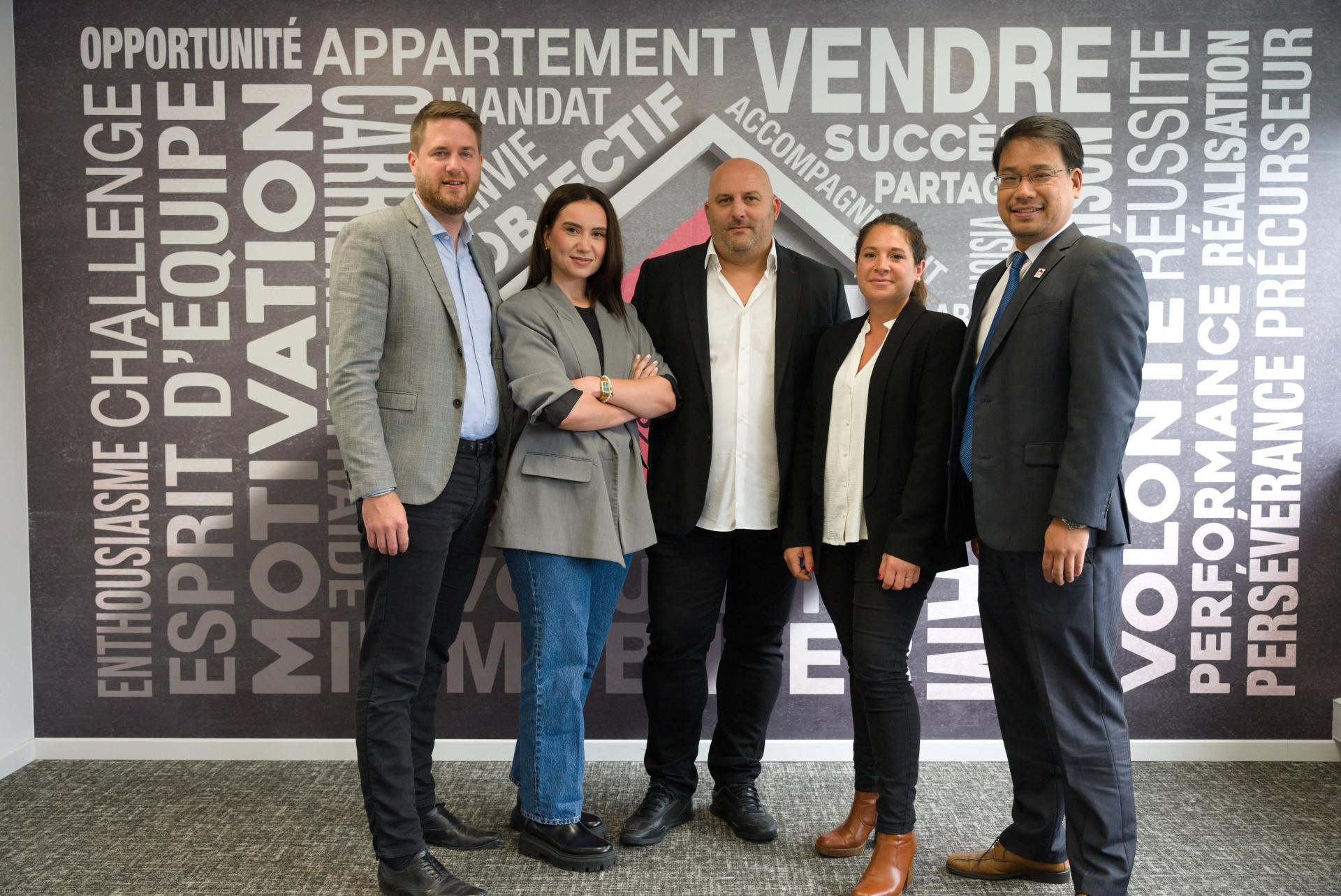 Photo de l'équipe de l'agence